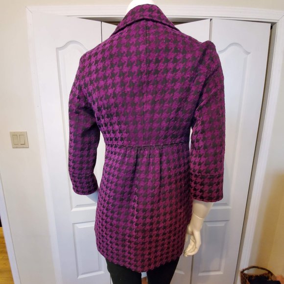 Mac & Jac Women Size S Double Breasted Coat Flare - Picture 3 of 8